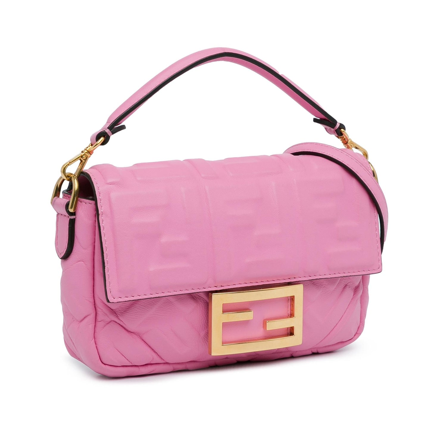 Luxury FendiMini FF Embossed Baguette (SHG-yfSf04)