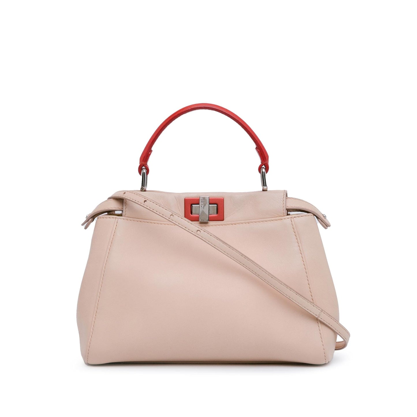 Luxury FendiMini Leather Iconic Peekaboo Satchel (SHG-wmlBOy)