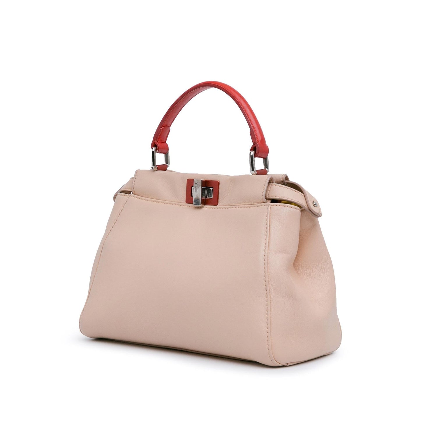 Luxury FendiMini Leather Iconic Peekaboo Satchel (SHG-wmlBOy)