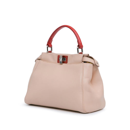 Luxury FendiMini Leather Iconic Peekaboo Satchel (SHG-wmlBOy)