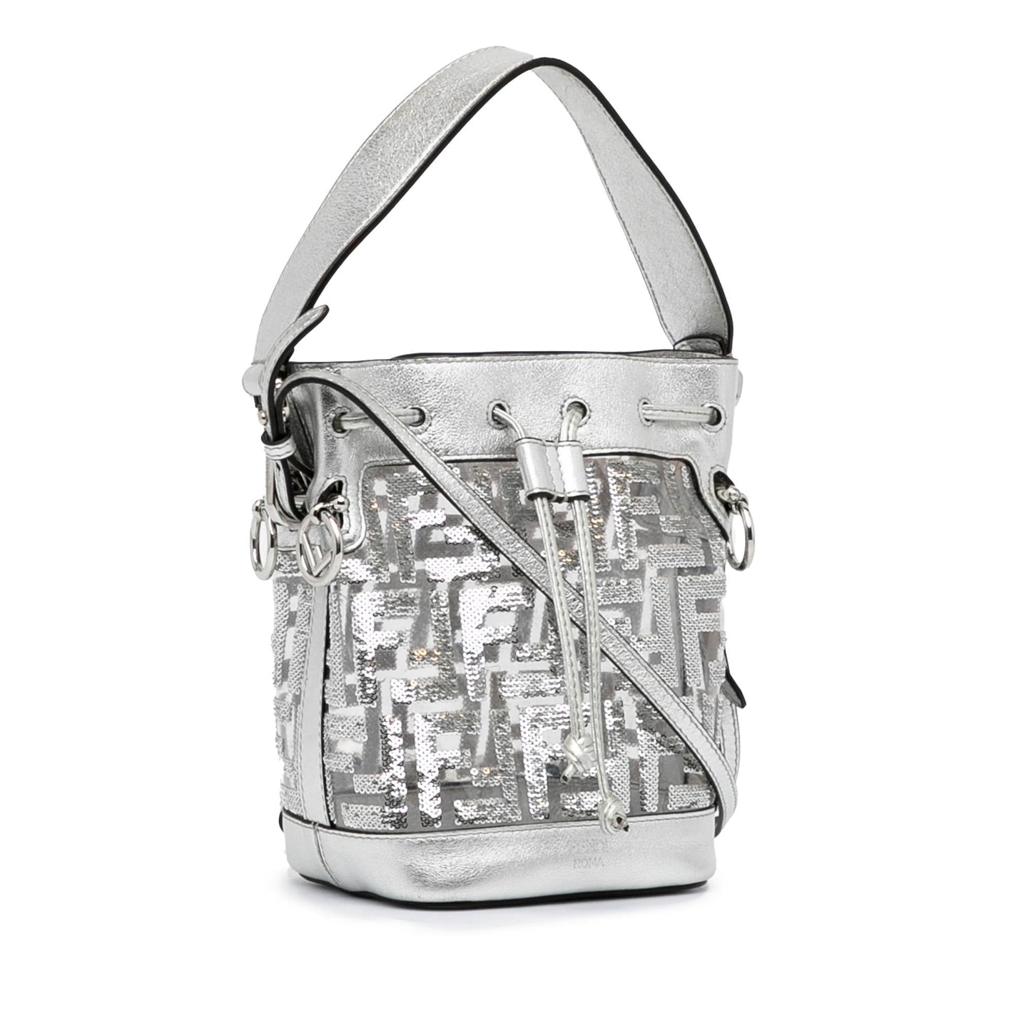 Luxury FendiMini Mon Tresor Sequined Bucket Bag (SHG-qQnN4Z)