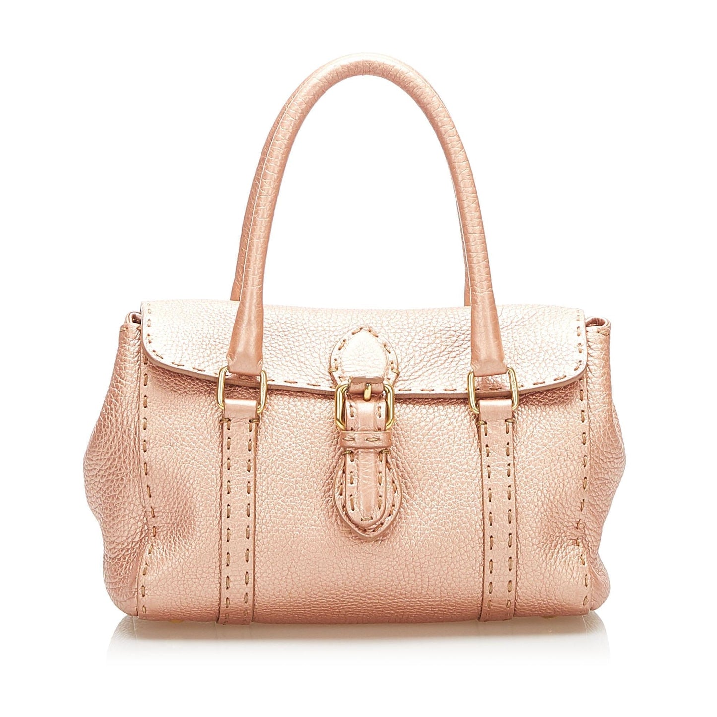 Luxury FendiMini Selleria Linda Leather Handbag (SHG-22351)