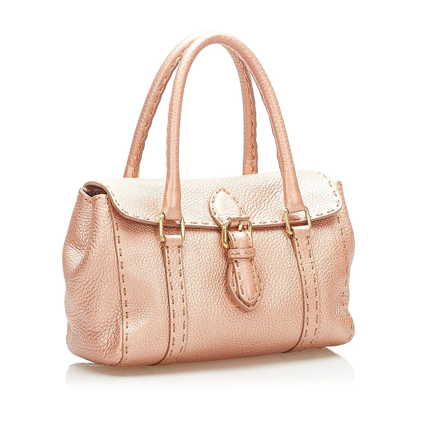 Luxury FendiMini Selleria Linda Leather Handbag (SHG-22351)