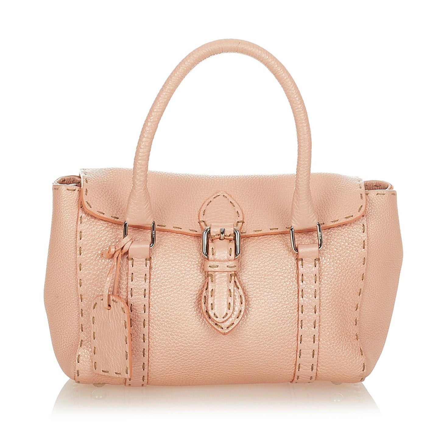 Luxury FendiMini Selleria Linda Leather Handbag (SHG-26701)