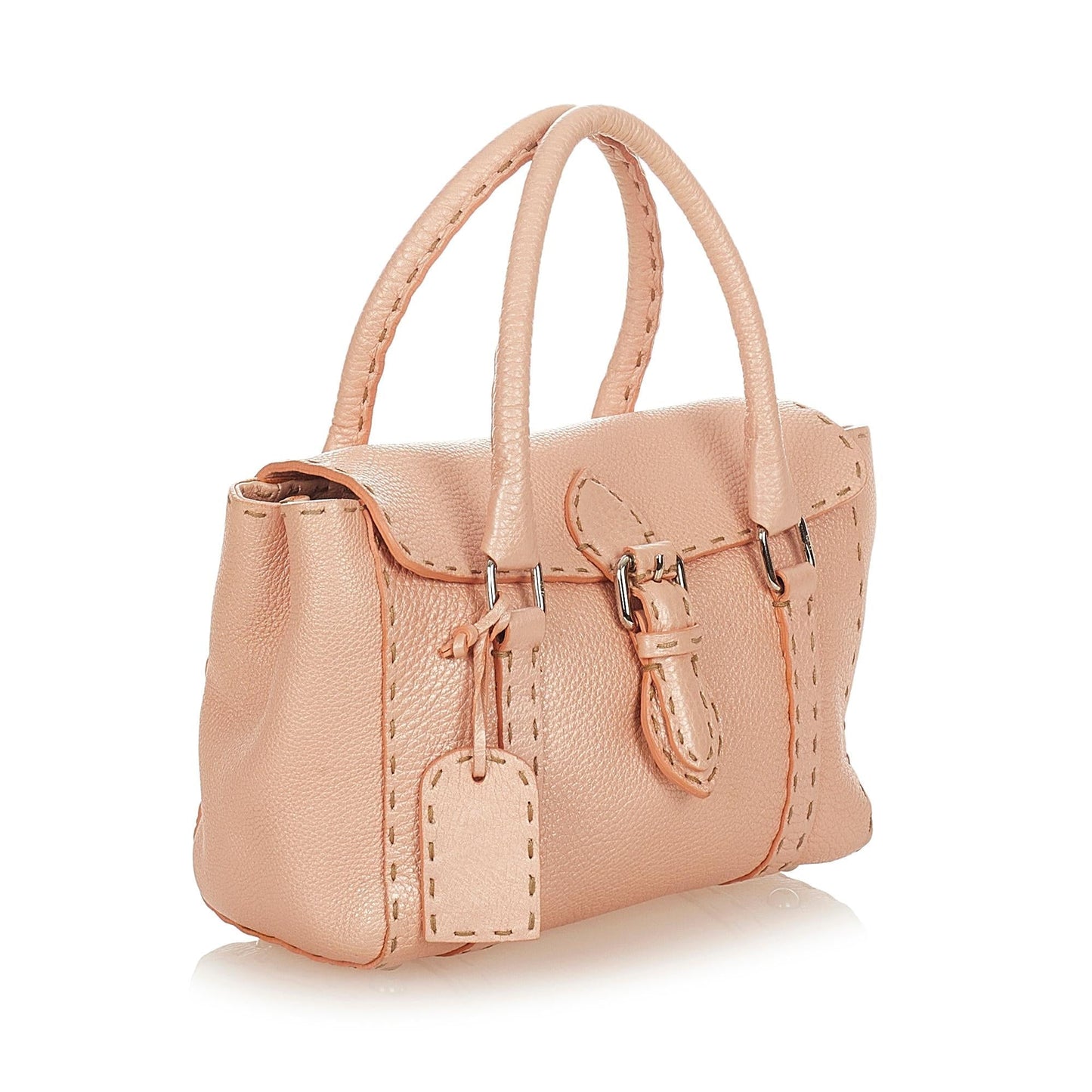 Luxury FendiMini Selleria Linda Leather Handbag (SHG-26701)