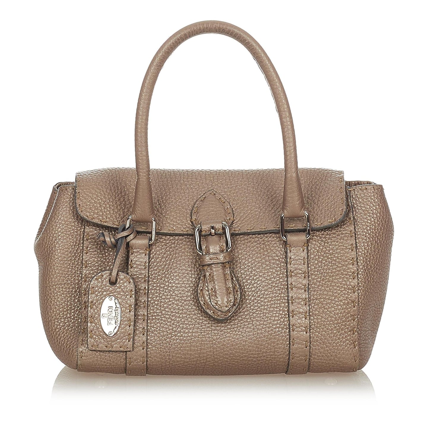 Luxury FendiMini Selleria Linda Leather Handbag (SHG-31781)
