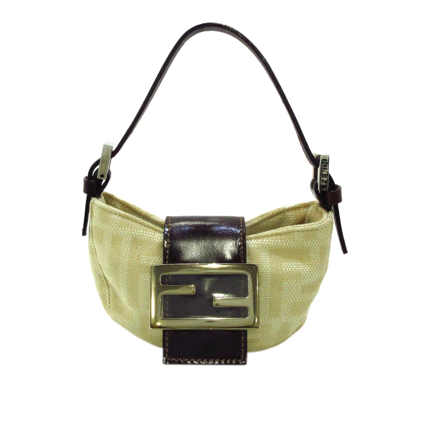 Luxury FendiMini Zucca Canvas Baguette (SHG-36044)