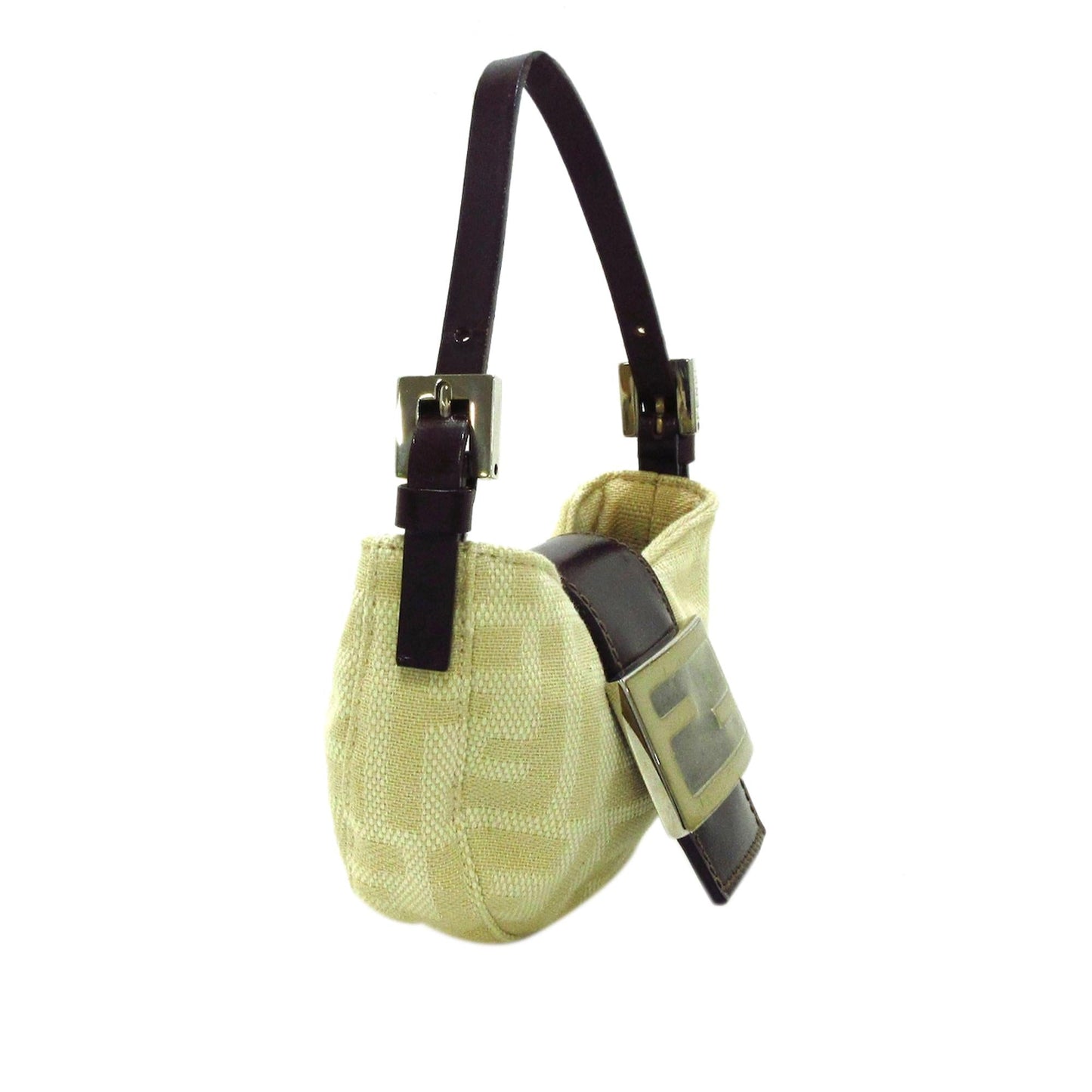 Luxury FendiMini Zucca Canvas Baguette (SHG-36044)