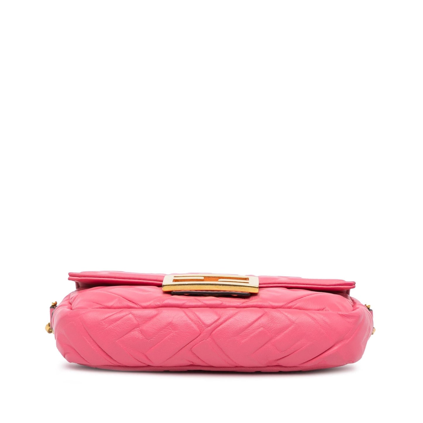 Luxury FendiMini Zucca Embossed Baguette Satchel (SHG-5tRhE0)