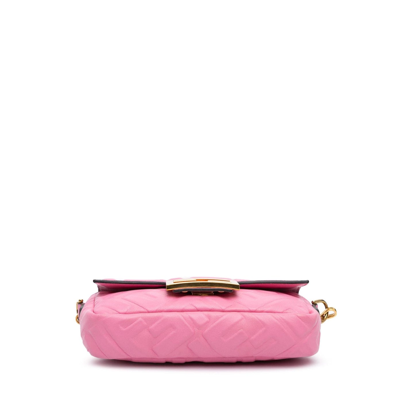 Luxury FendiMini Zucca Embossed Baguette Satchel (SHG-FbjqkA)
