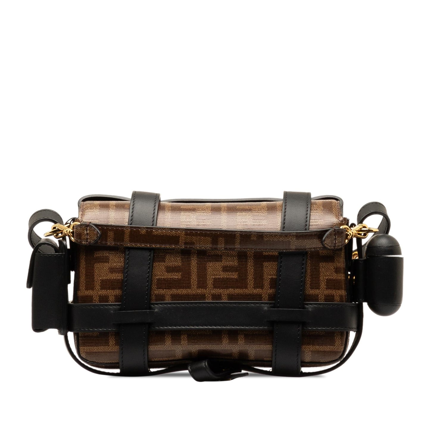 Luxury FendiMini Zucca Glazed Fabric Cage Baguette (SHG-7IwhHV)