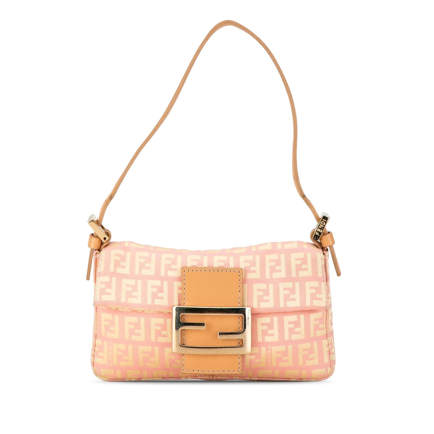 Luxury FendiMini Zucchino Canvas Baguette (SHG-9VUN1z)
