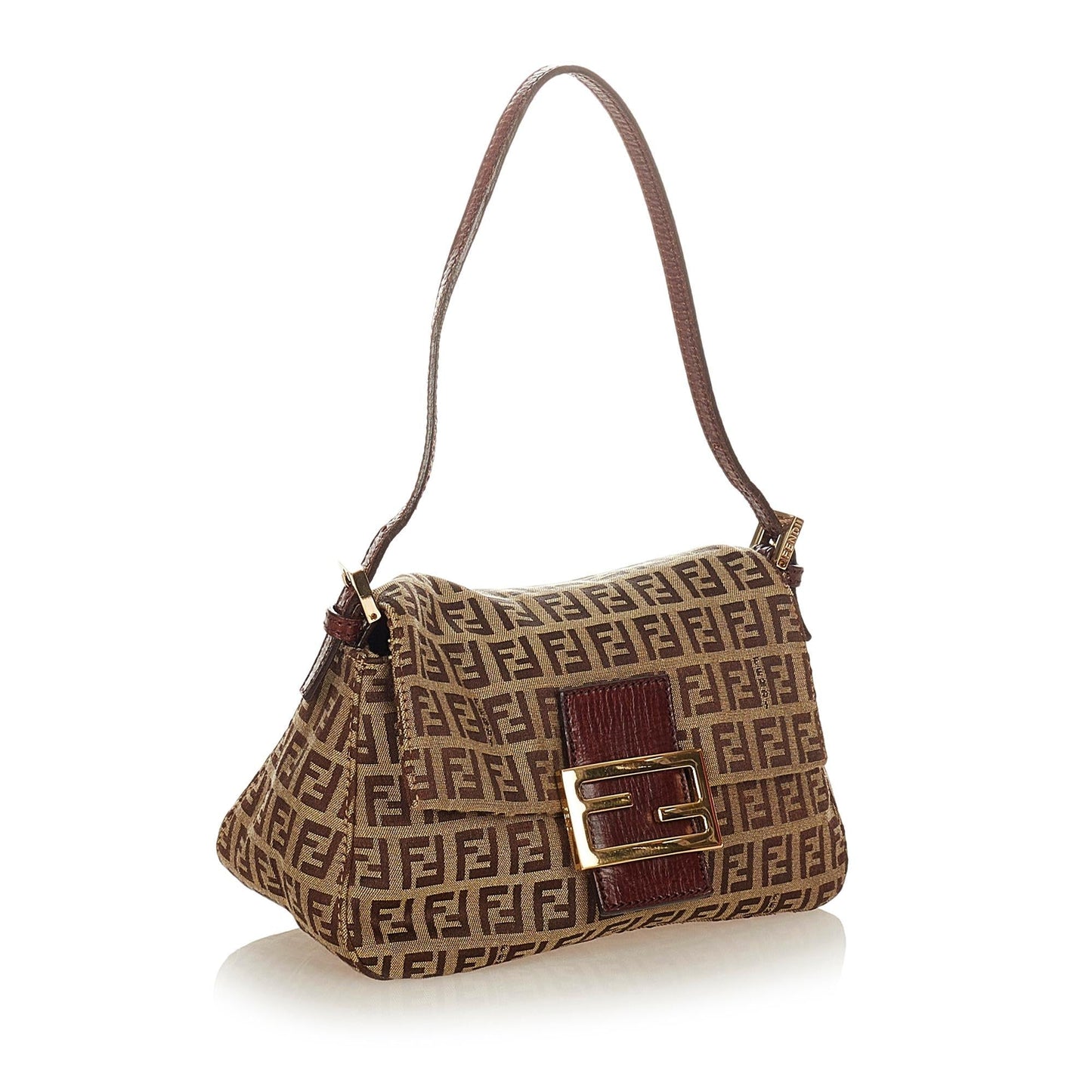 Luxury FendiMini Zucchino Canvas Mamma Baguette (SHG-26703)