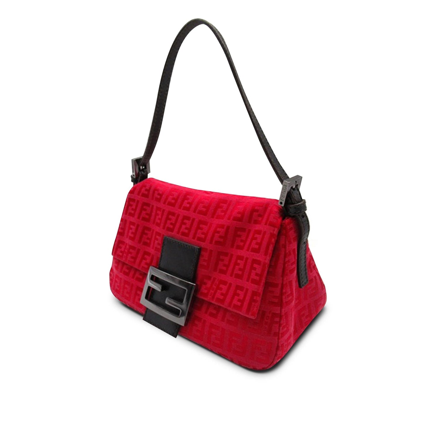 Luxury FendiMini Zucchino Canvas Mamma Shoulder Bag (SHG-hUhJV9)