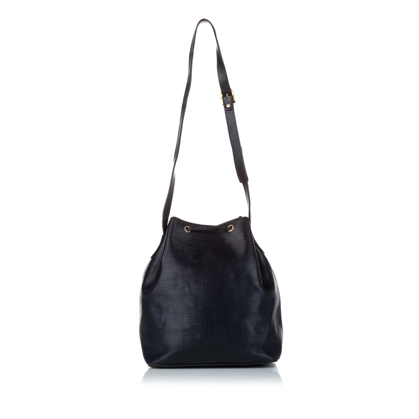 Luxury FendiMon Tresor Leather Bucket Bag (SHG-37488)