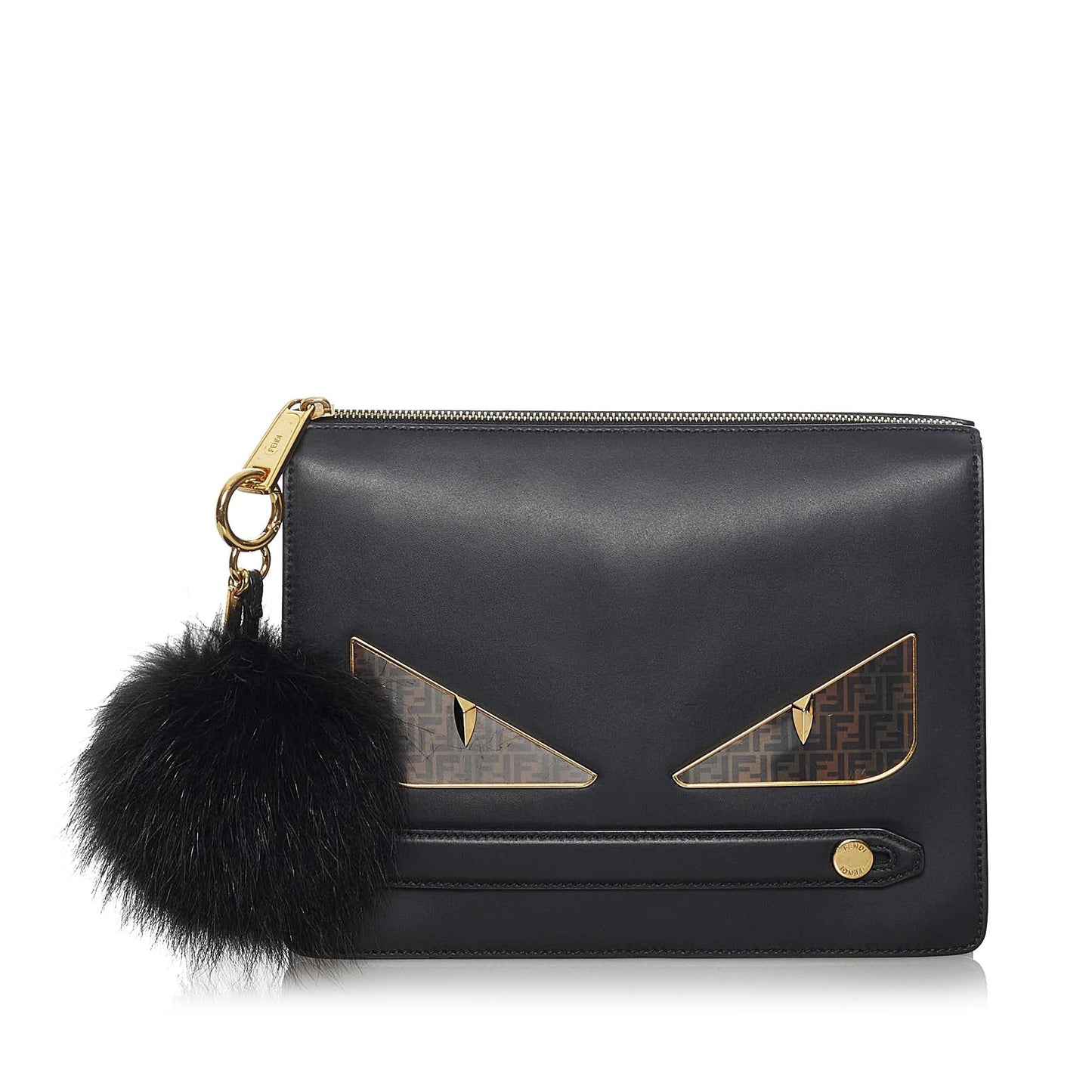 Luxury FendiMonster Leather Clutch Bag (SHG-33968)