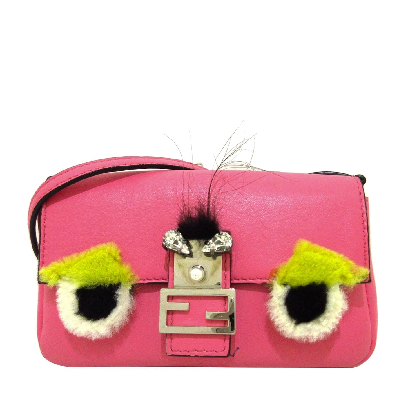 Luxury FendiMonster Leather Crossbody Bag (SHG-32005)