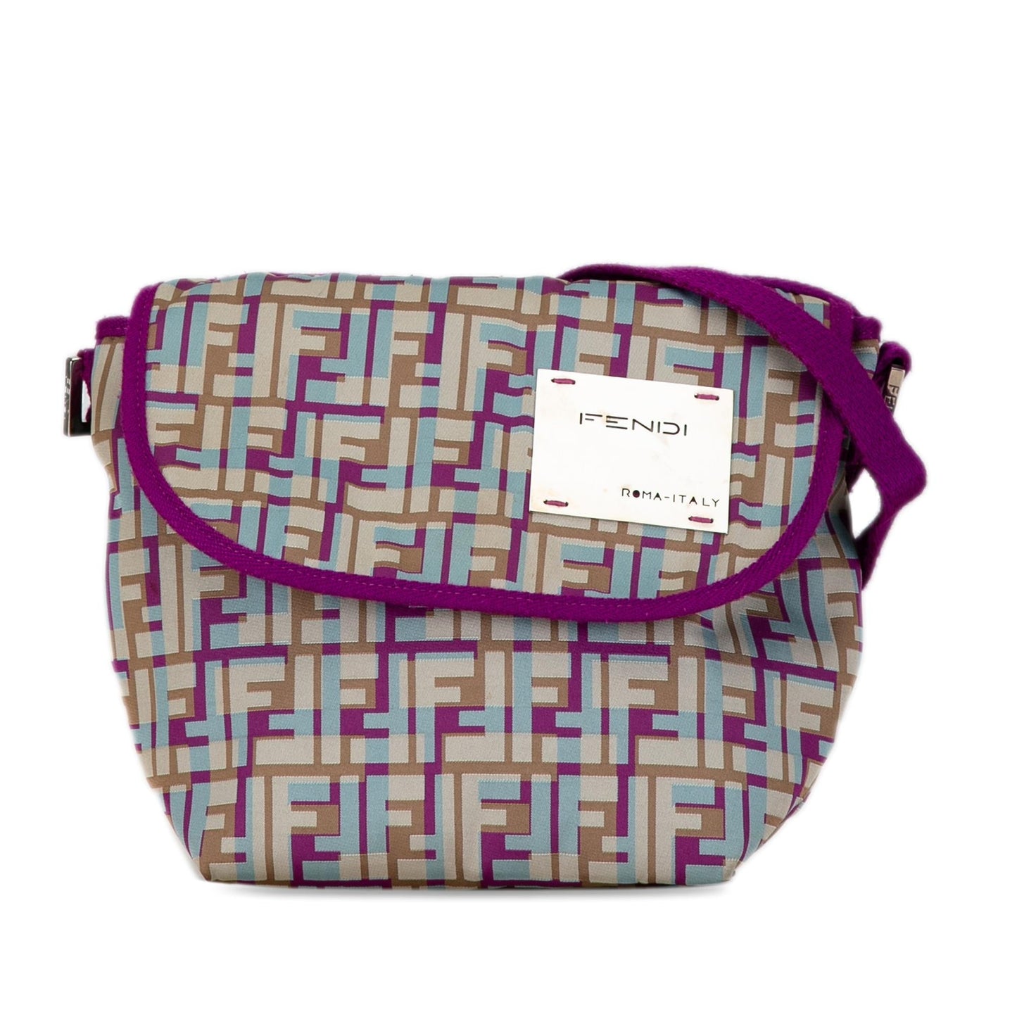 Luxury FendiMulticolor Zucca Nylon Crossbody (SHG-5MQTj2)