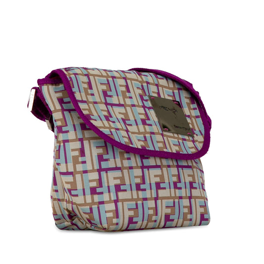 Luxury FendiMulticolor Zucca Nylon Crossbody (SHG-5MQTj2)