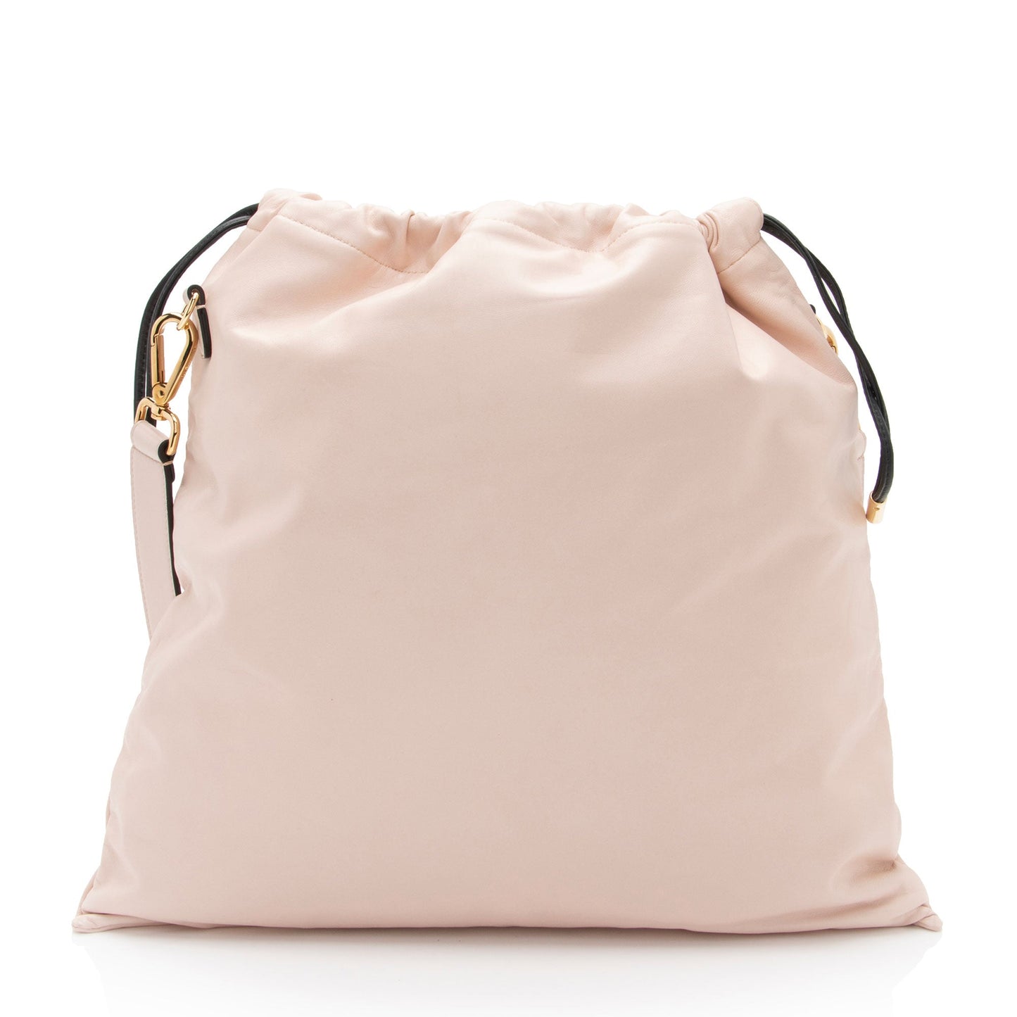 Luxury FendiNappa Leather Drawstring Medium Shoulder Bag (SHF-s7Ufln)