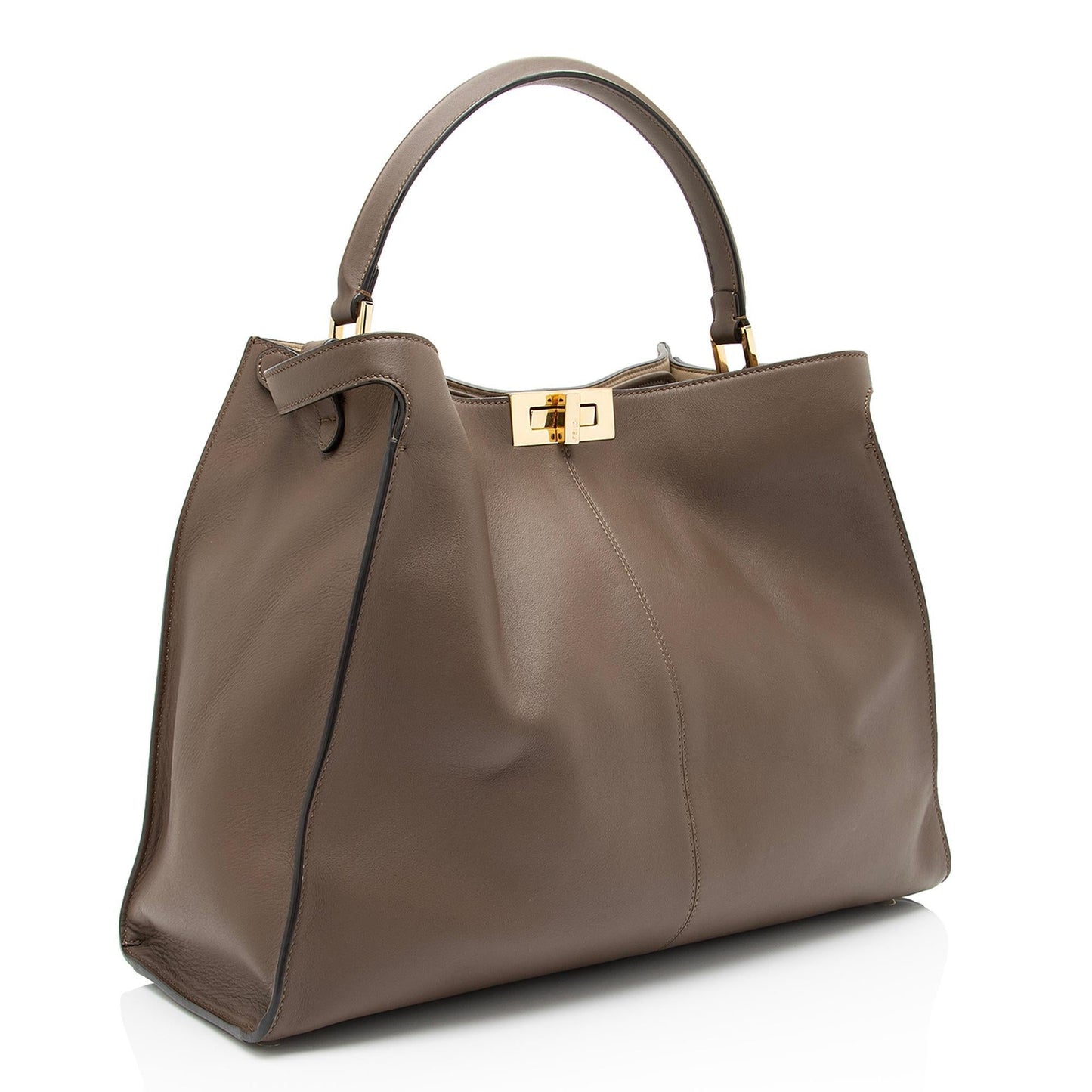 Luxury FendiNappa Leather Peekaboo X Lite Large Satchel (SHF-WvzNXl)