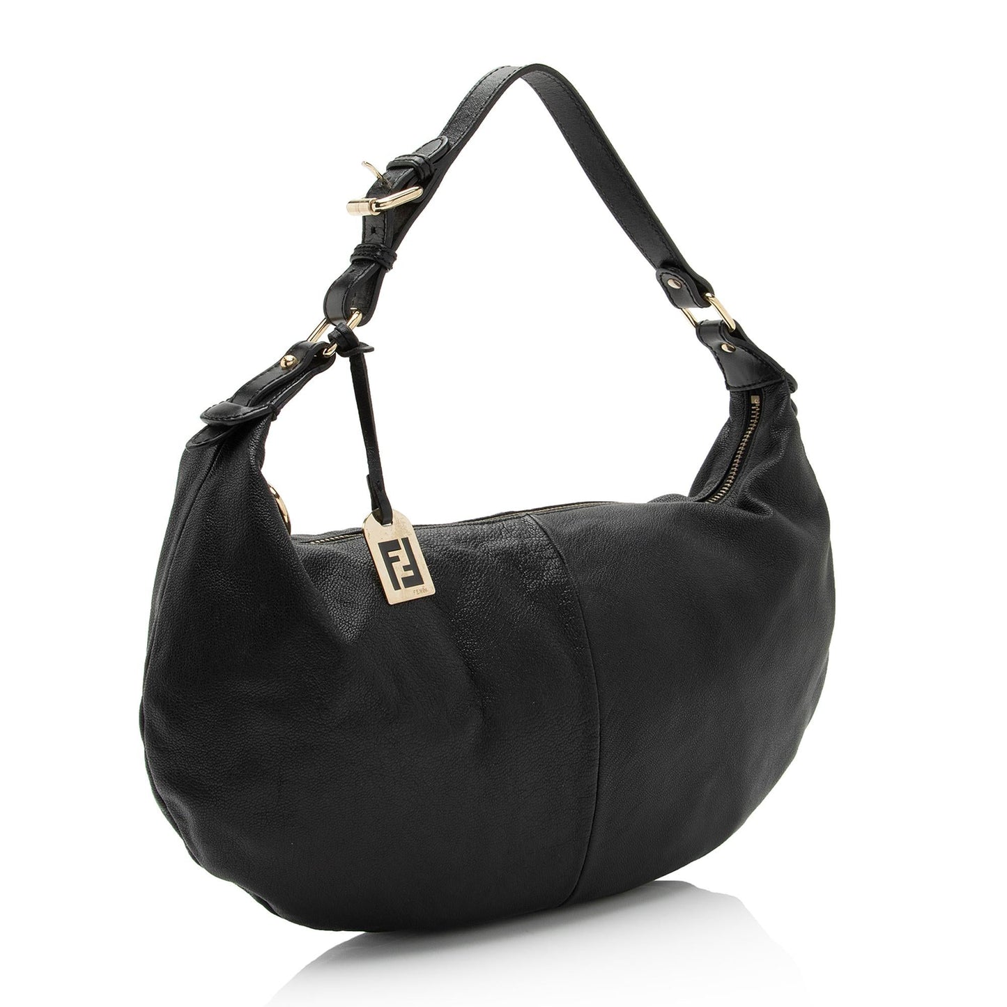 Luxury FendiNappa Leather Small Hobo (SHF-KysPJl)