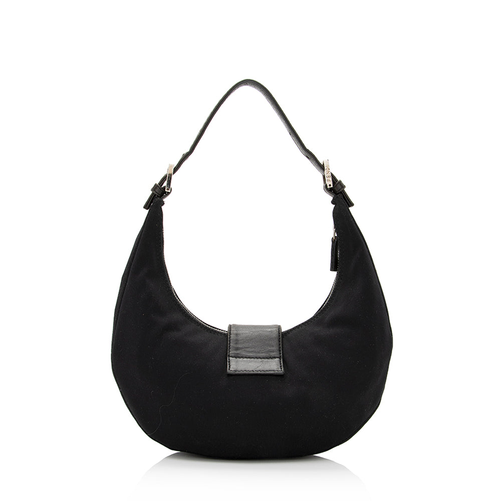 Luxury FendiVintage Neoprene Half Moon Shoulder Bag (SHF-21980)