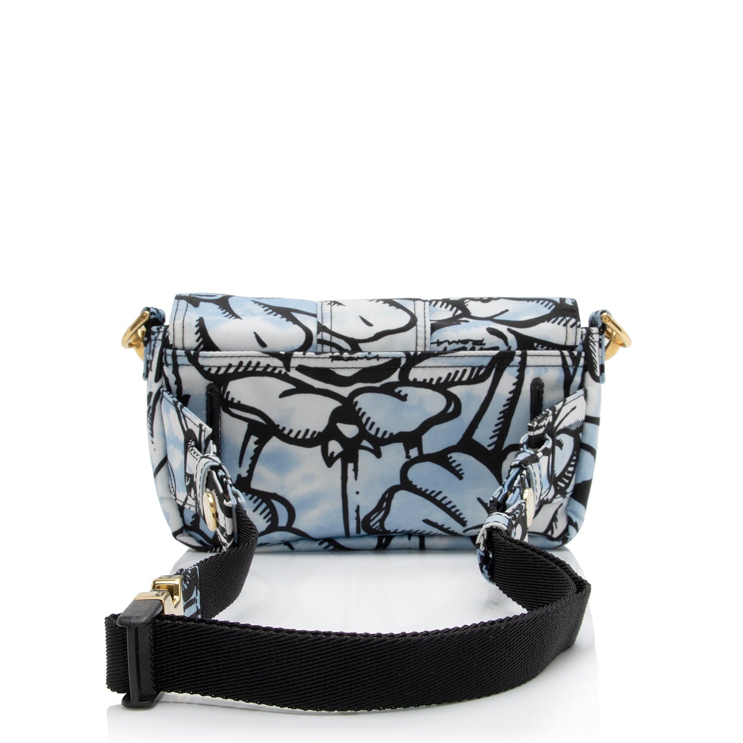 Luxury FendiNylon Floral Cloudy Porter Baguette Mini Phone Pouch (SHF-BE23Wb)