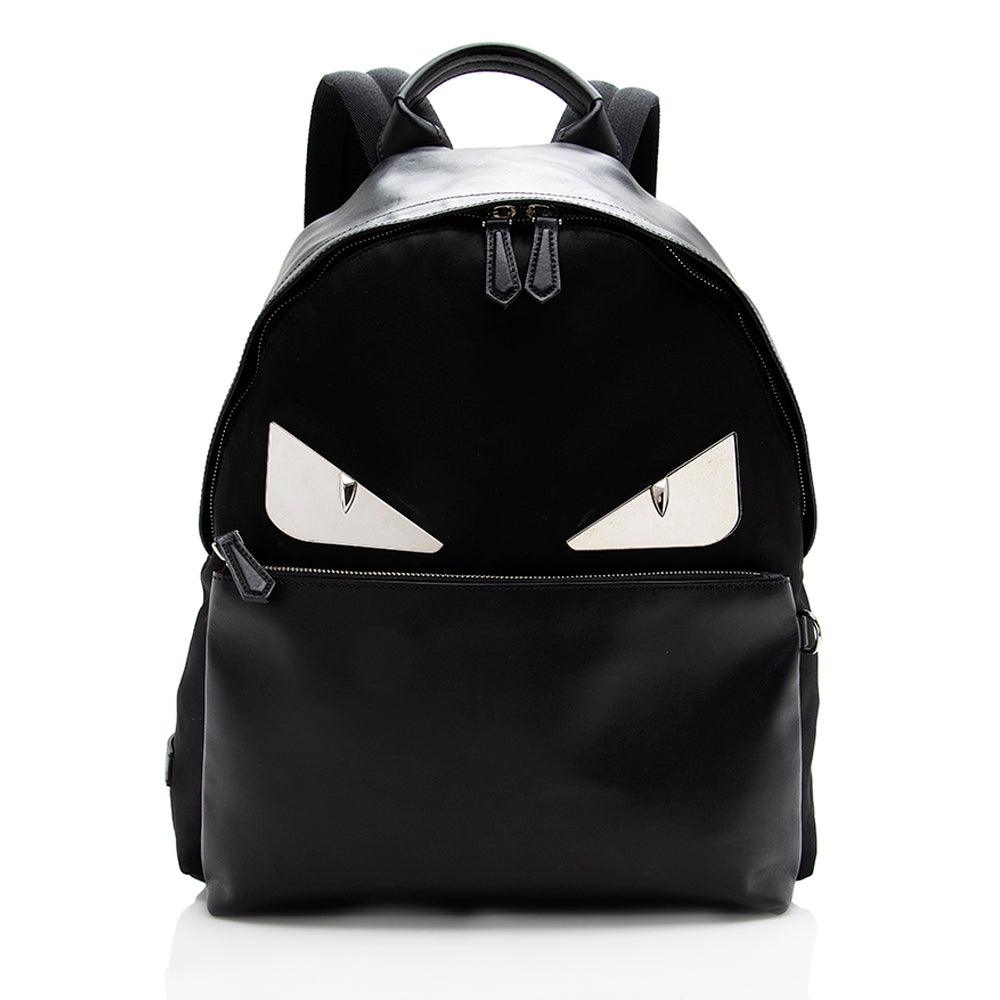 Luxury FendiNylon Leather Bags Bugs Backpack (SHF-18275)