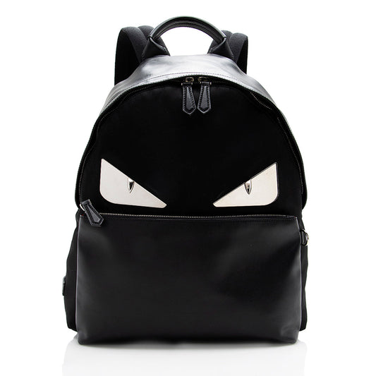 Luxury FendiNylon Leather Bags Bugs Backpack (SHF-18275)