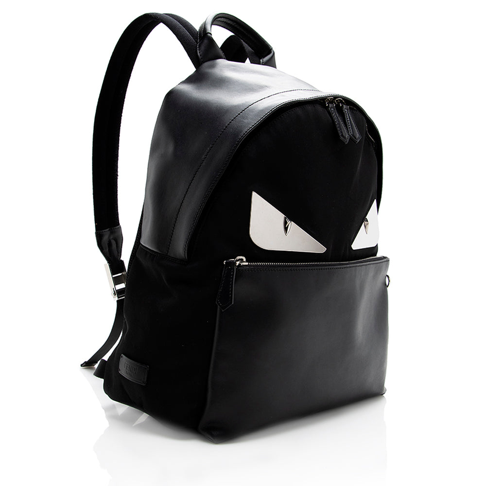 Luxury FendiNylon Leather Bags Bugs Backpack (SHF-18275)