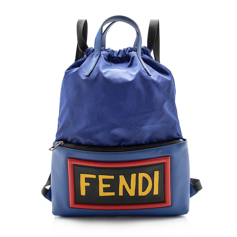 Luxury FendiNylon Logo Backpack (SHF-13539)