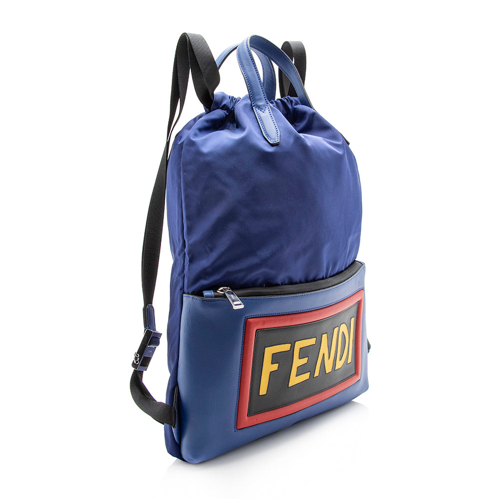 Luxury FendiNylon Logo Backpack (SHF-13539)
