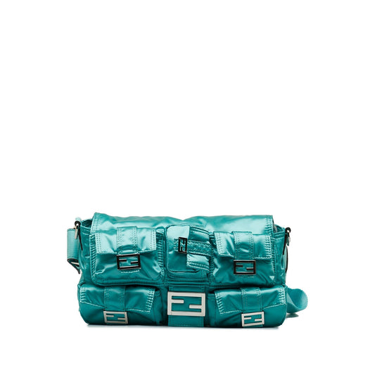 Luxury FendiNylon Multipocket Baguette (SHG-c56kIr)