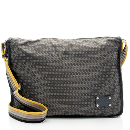 Luxury FendiNylon Zucchino Messenger (SHF-hFuRrv)