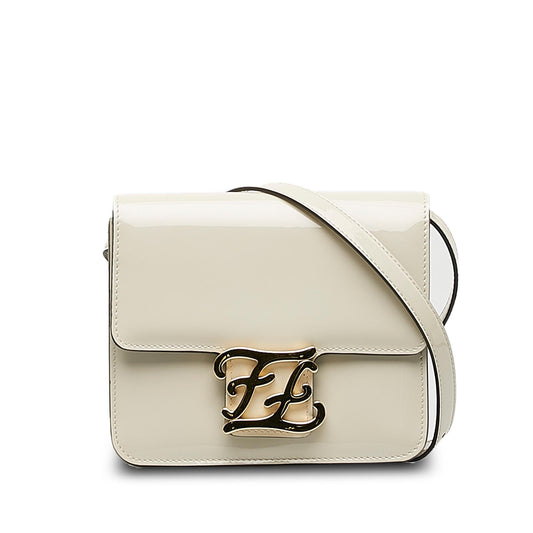 Luxury FendiPatent Karligraphy Crossbody Bag (SHG-0iNckf)