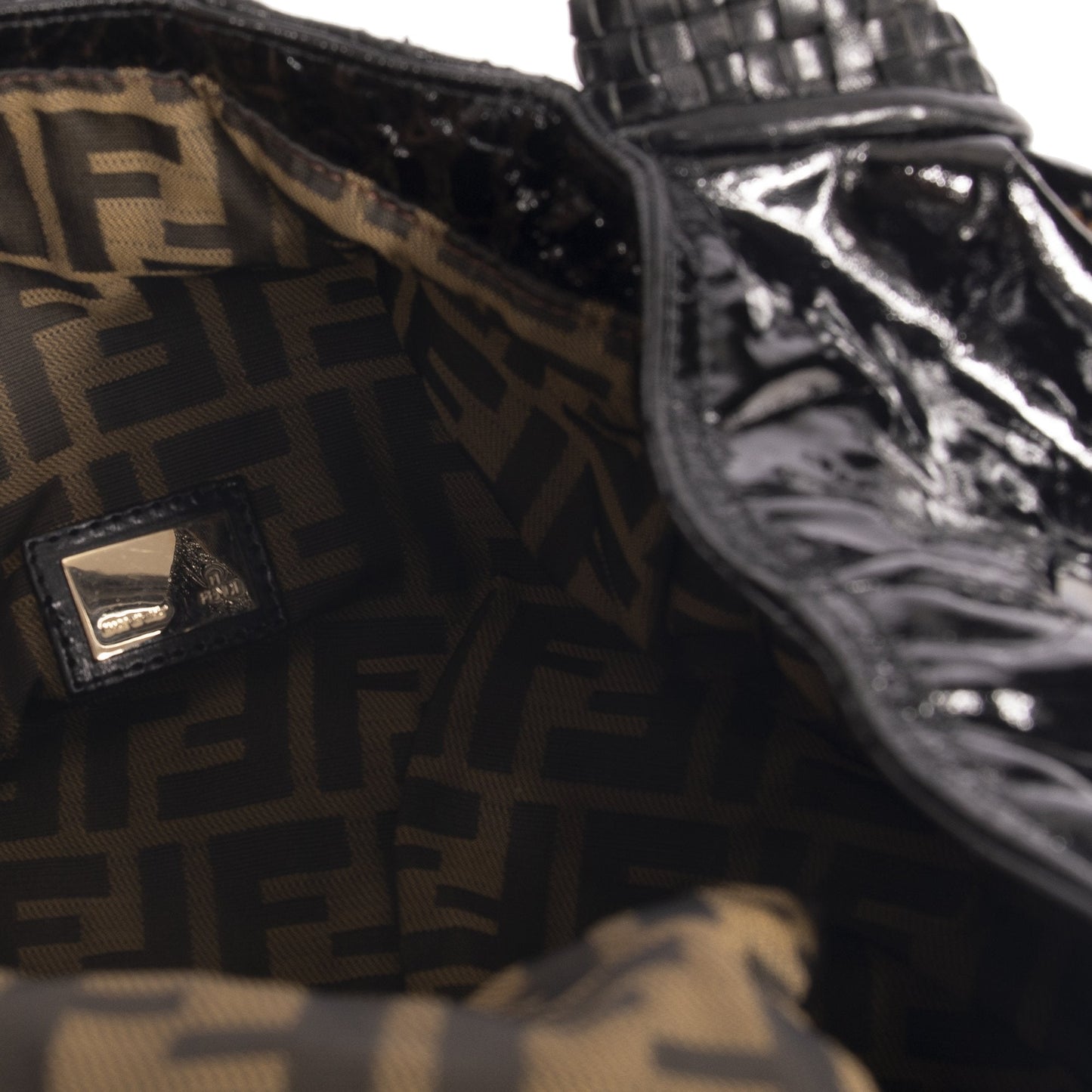 Fendi Patent Leather Spy Hobo