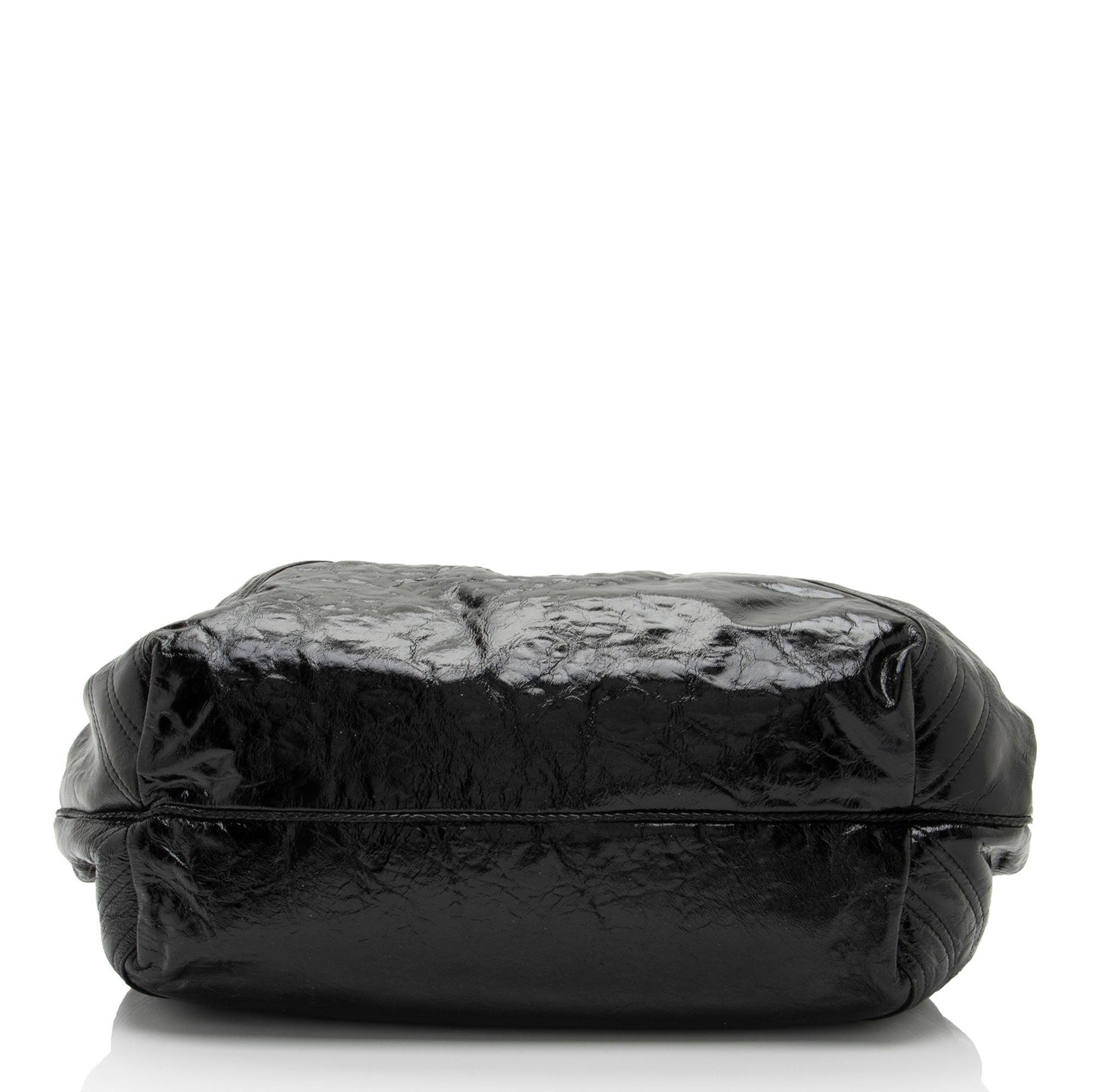 Luxury FendiPatent Leather Spy Satchel (SHF-PigQG6)