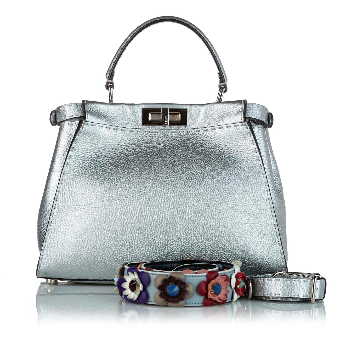 Luxury FendiPeekaboo Leather Satchel (SHG-20756)