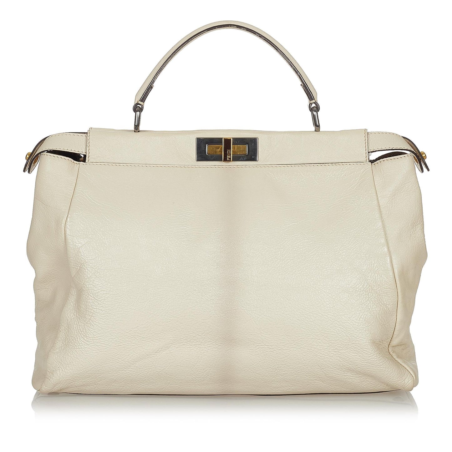 Luxury FendiPeekaboo Leather Satchel (SHG-26729)