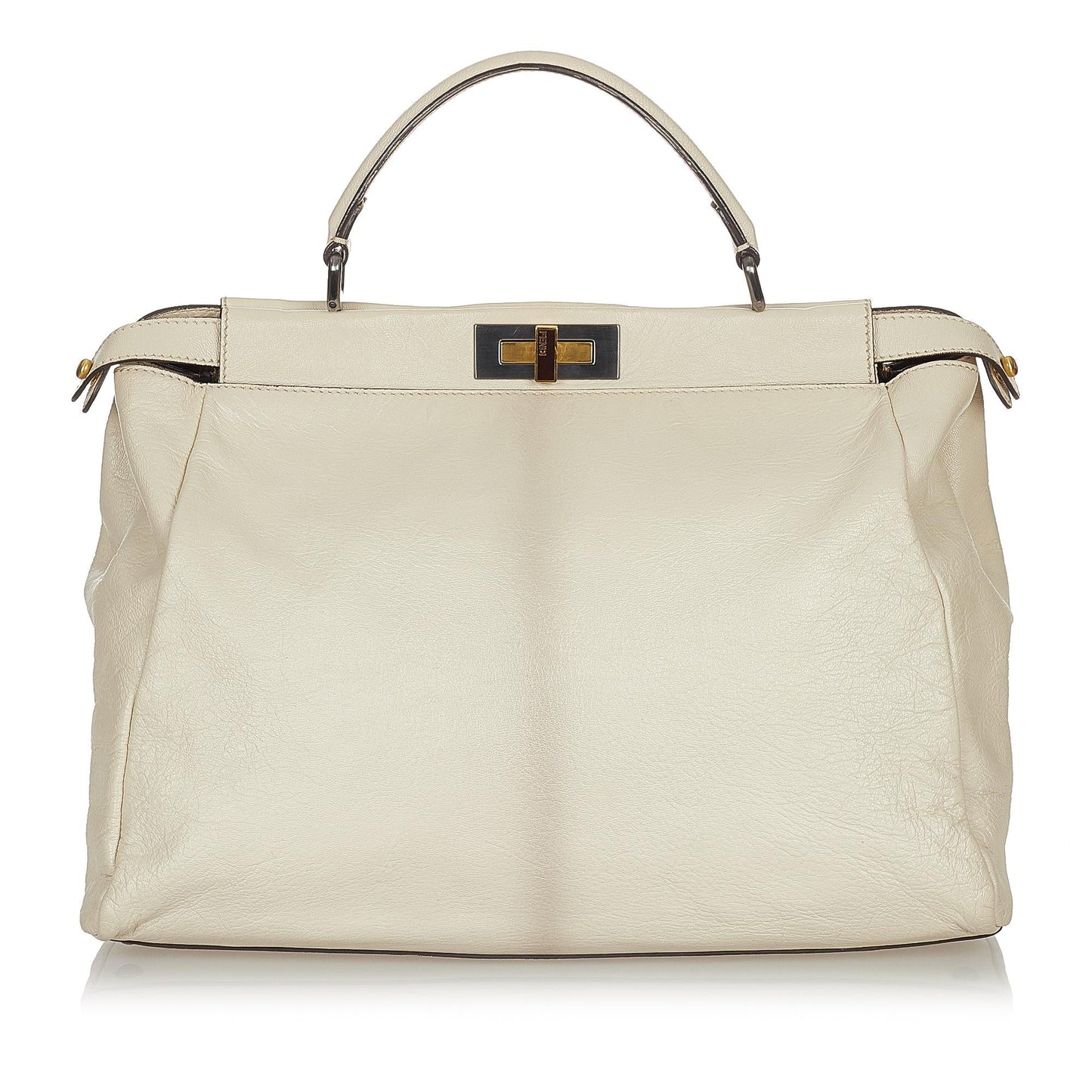 Luxury FendiPeekaboo Leather Satchel (SHG-26729)