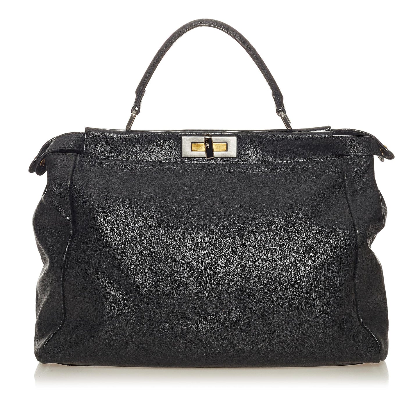 Luxury FendiPeekaboo Leather Satchel (SHG-27736)