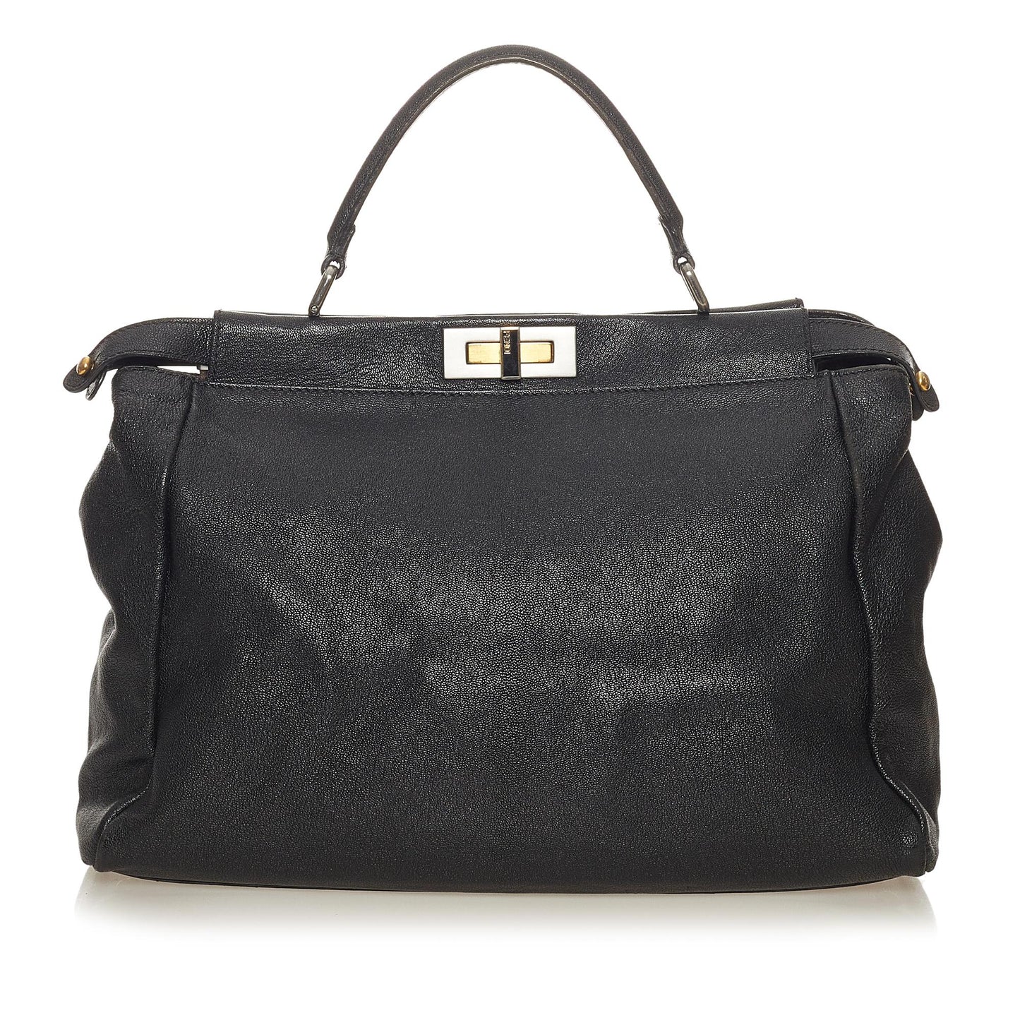 Luxury FendiPeekaboo Leather Satchel (SHG-27736)