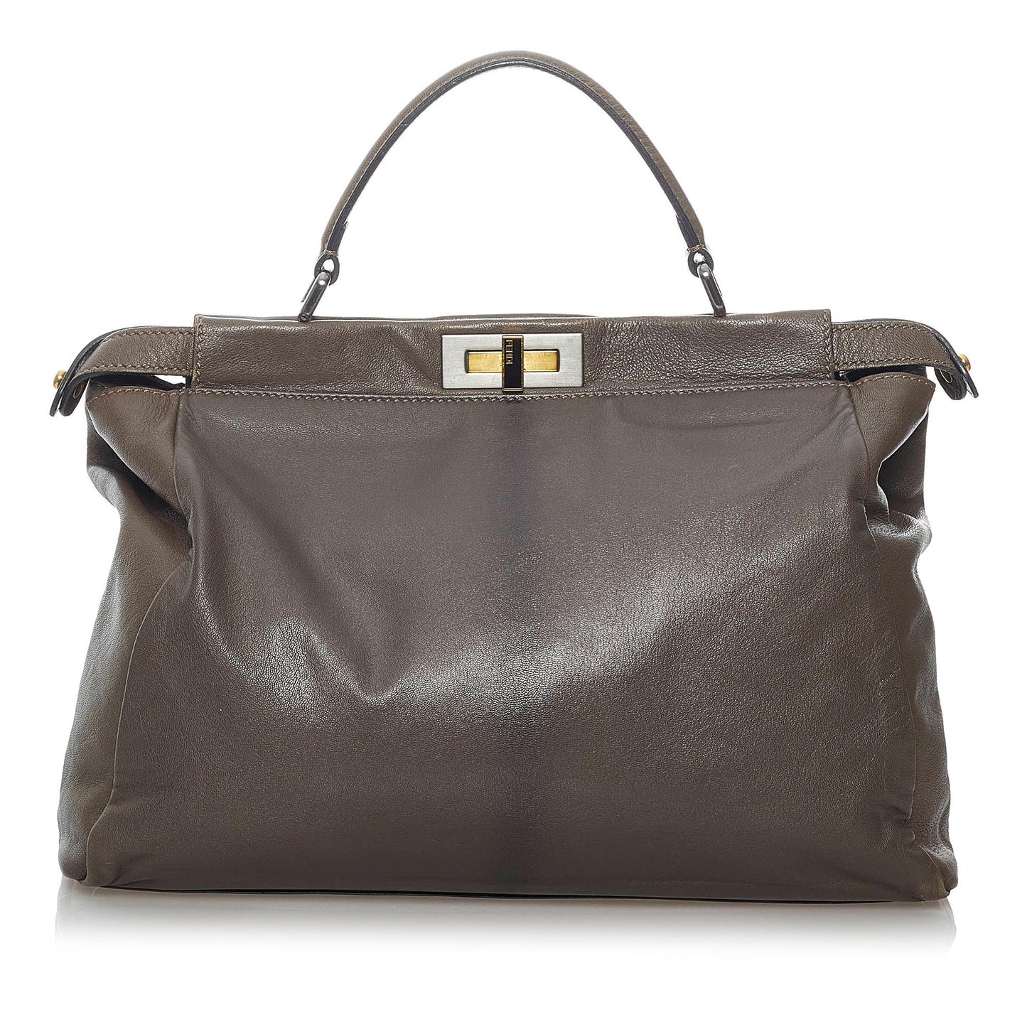 Luxury FendiPeekaboo Leather Satchel (SHG-30047)