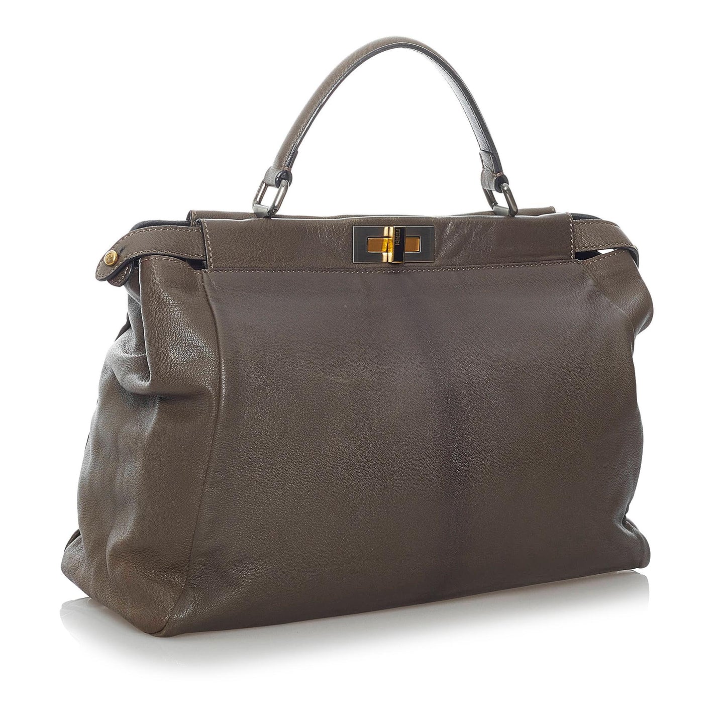 Luxury FendiPeekaboo Leather Satchel (SHG-30047)