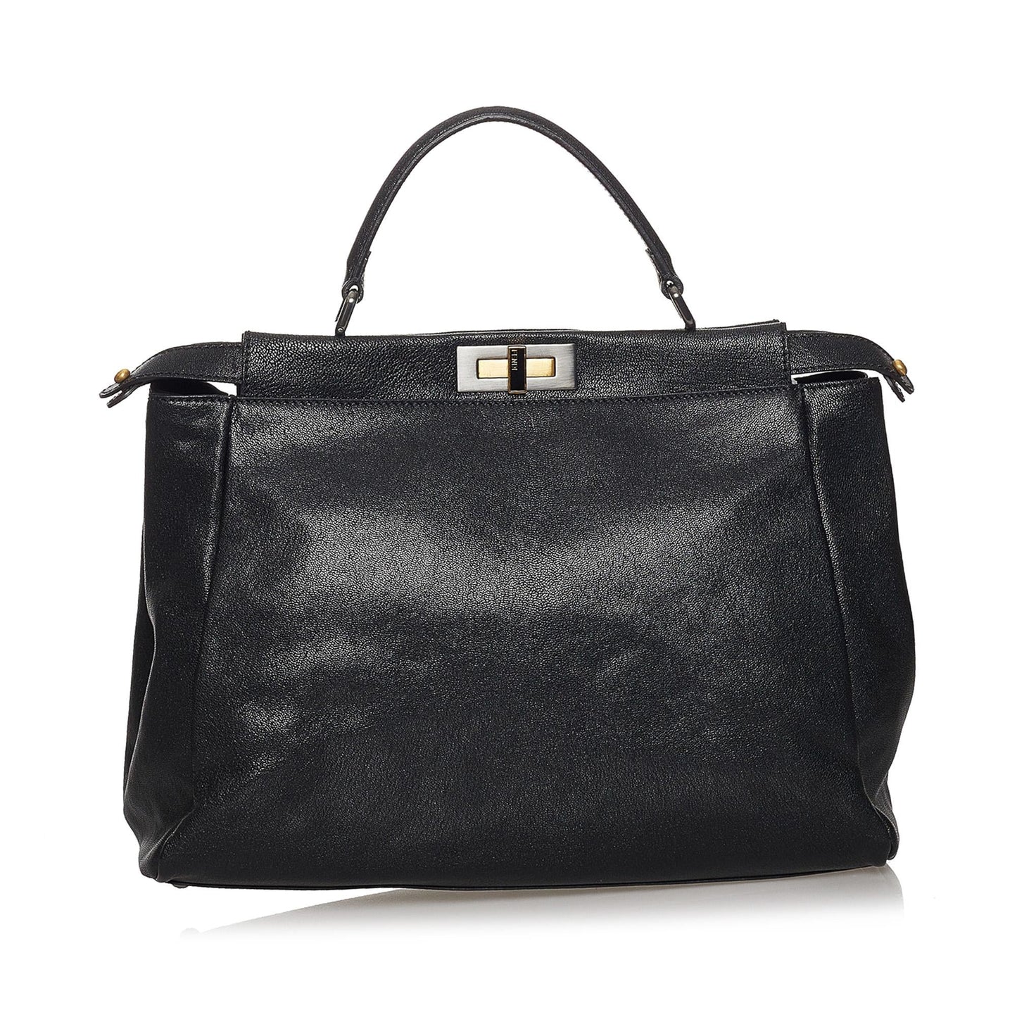 Luxury FendiPeekaboo Leather Satchel (SHG-31245)