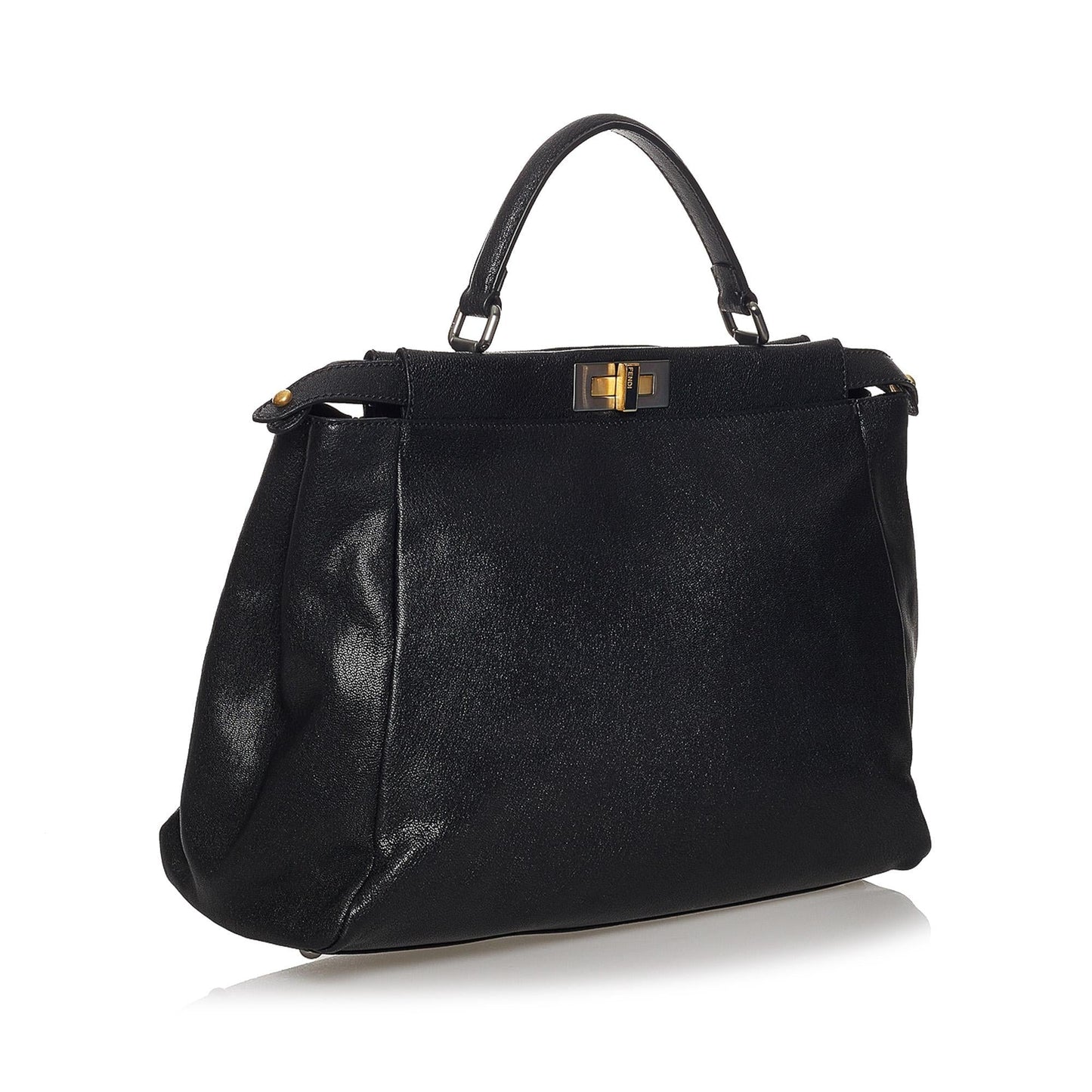 Luxury FendiPeekaboo Leather Satchel (SHG-31245)