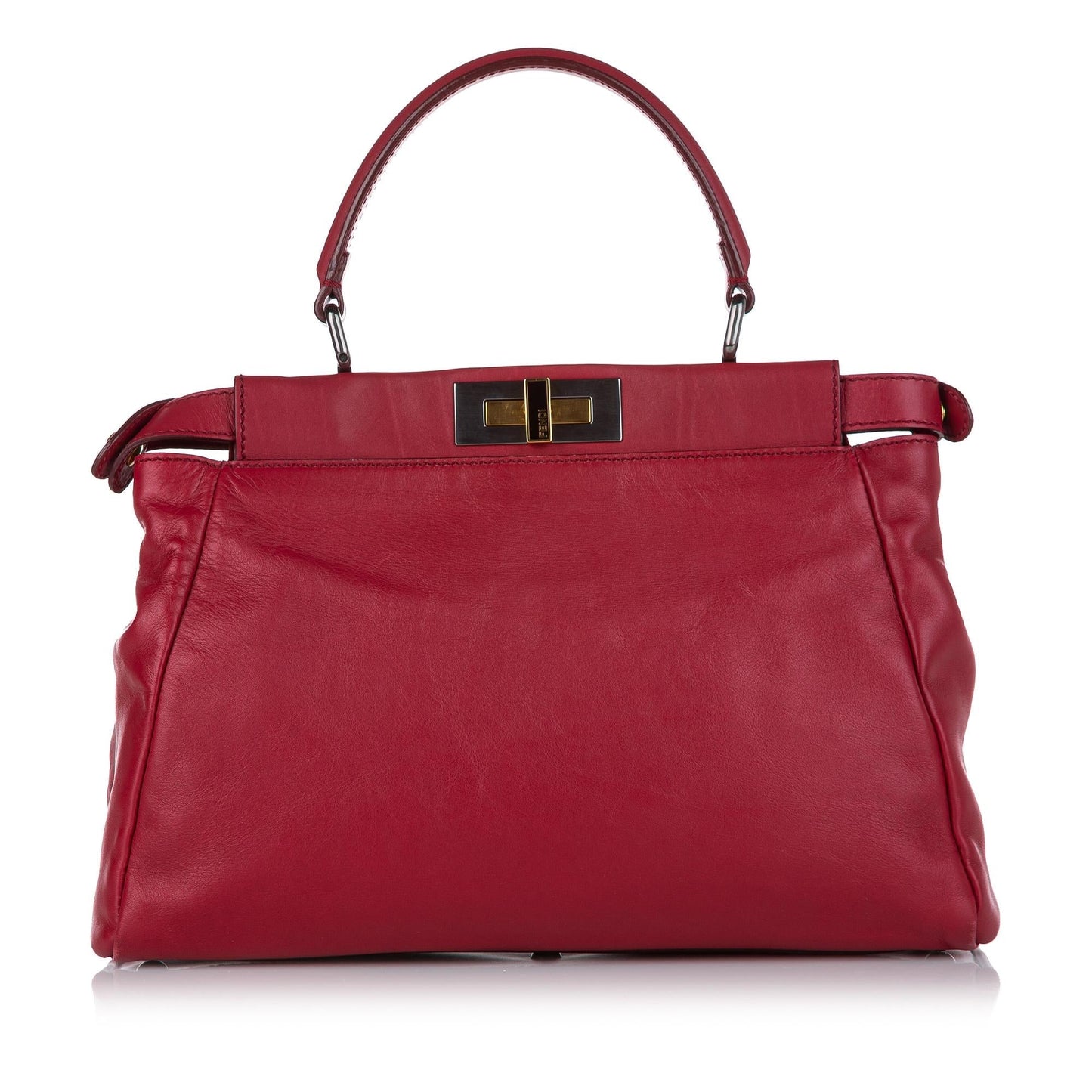 Luxury FendiPeekaboo Leather Satchel (SHG-32461)