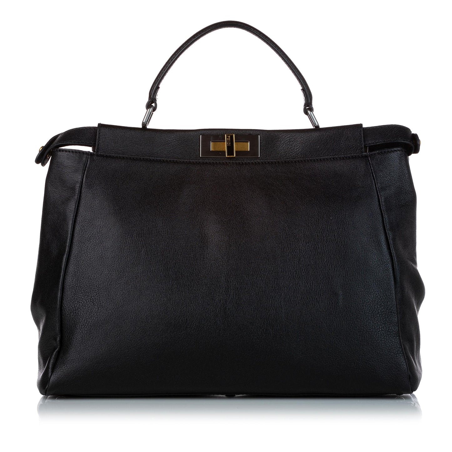 Luxury FendiPeekaboo Leather Satchel (SHG-32463)
