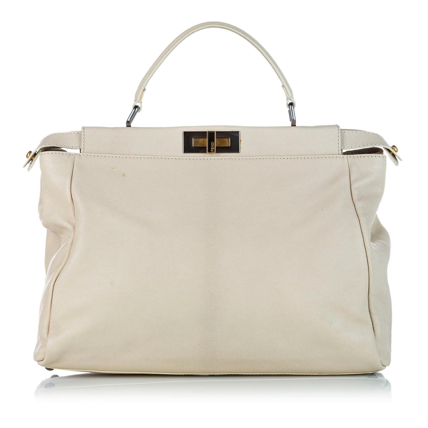 Luxury FendiPeekaboo Leather Satchel (SHG-32466)